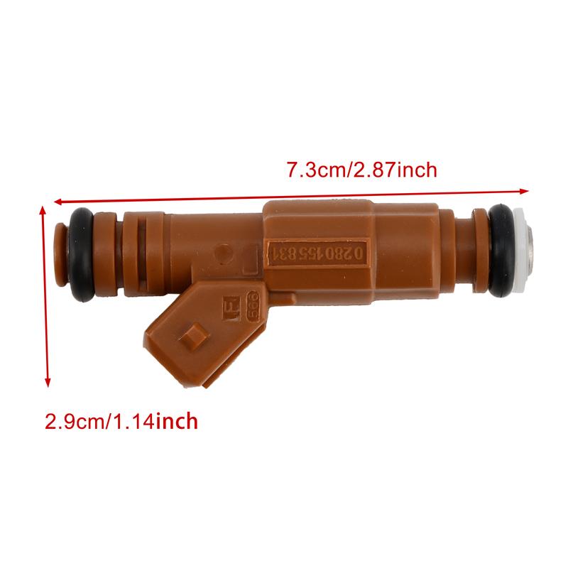 Artudatech 1PCS Fuel Injector 0280155831 Fit for Volvo S60 S80 C70 XC90 2.4L 2.5L 1998-2009