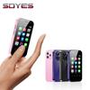 Soyes Мини-смартфон XS14 PRO 4G, 3,0-дюймовый четырехъядерный процессор Android 9,0, 3 ГБ/4 ГБ ПЗУ, 64 ГБ/128 ГБ, Face ID, 2600 мАч, OTG, мобильный телефон с двумя SIM-картами