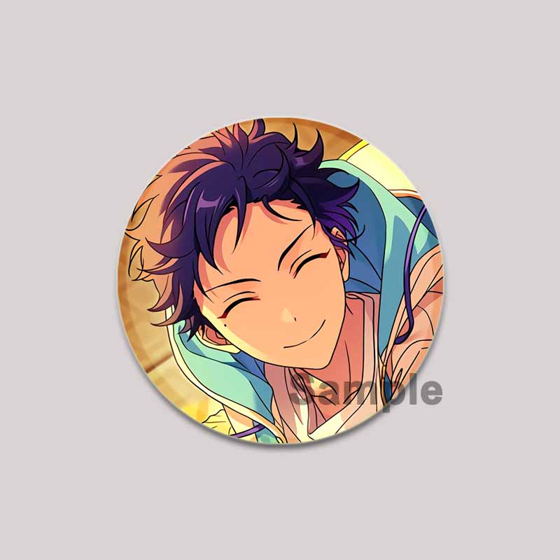 32/44/58 мм ансамбль звезд лацкан значок круглая аниме брошь Юдзуру Фусими значок для рюкзака одежда эмалированная булавка мультфильм косплей подарок аксессуар