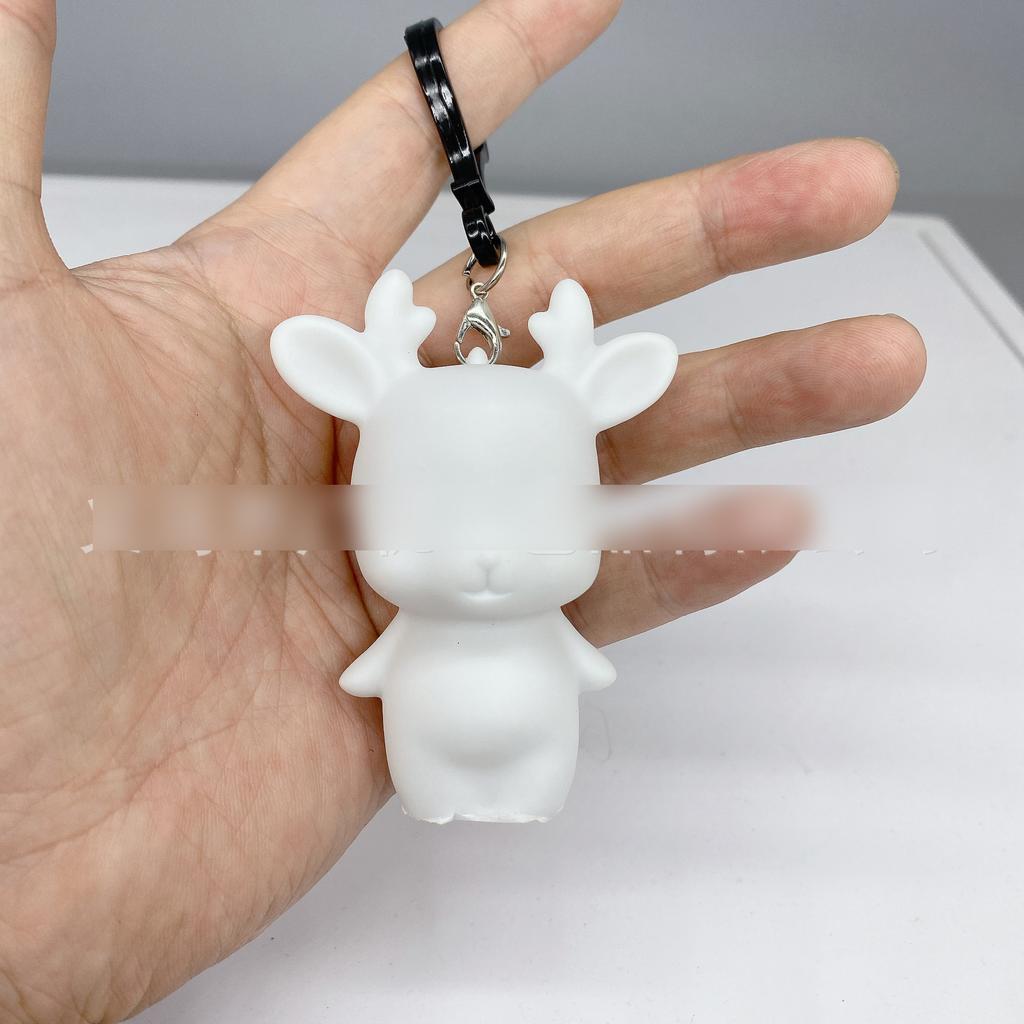 10 шт. Образовательные игрушки Подарок ребенку DIY Жидкостный Длинноухий Кролик Брелок Искусство Поделки Ручная работа Diy Цветной Маленький Человек-Дракон Раскрашивающие игрушки