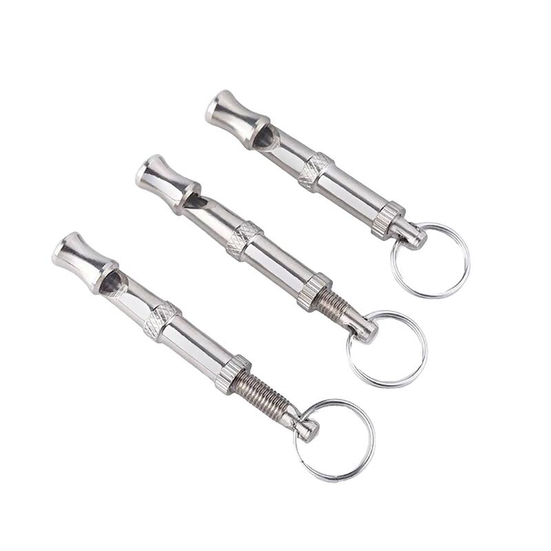 3Pcs Pet Whistle Training Dog Whistle Ultrasonic Dog Trainer, Dog Whistle Training Dog Whistle, Pet Supplies, Silver