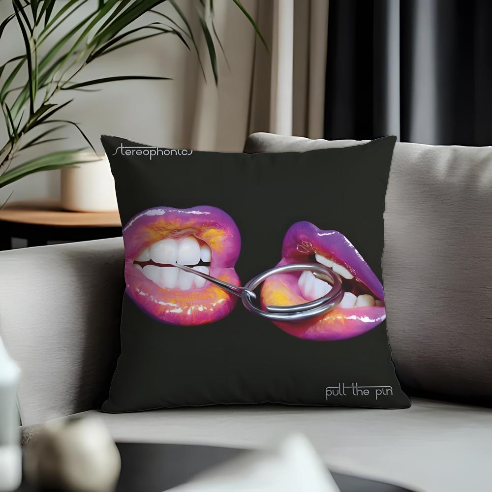 Viral SSstereophonicsing Cushion Cover Antidustmite Pillowcase Invisible Zipper Silky Short Plush Sofa Cushion Cover