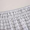 Home Plaid Bed Skirt Without Surface Elastic Band Bed Skirt Wrap Around Ruffled Bed Skirt Couvre Lit Twin /Full/ Queen/ King
