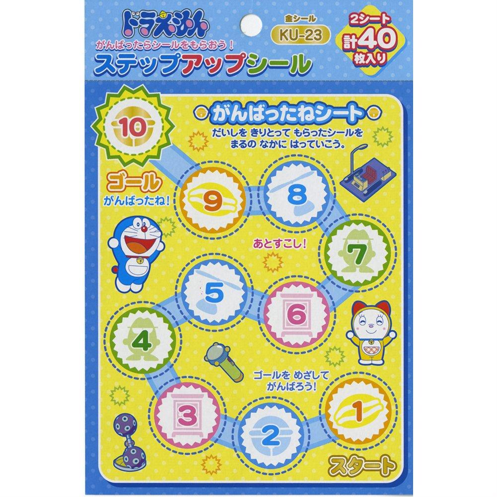 Наклейки Showa Note Step Up Doraemon Gold KU-23