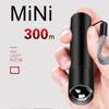 Мини-телескопический зум-фонарик 3 режима света, USB-перезаряжаемый, водонепроницаемый, мощный, для улицы, портативный фонарь