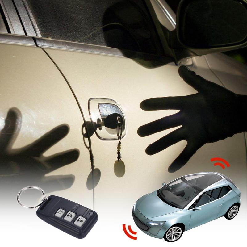 Автомобильная противоугонная сигнализация Para Automovil Универсальная автомобильная сигнализация Автоматическая блокировка и разблокировка Сигнализация с вибрацией и ЖК-пультом дистанционного управления