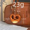Bagel Simulated Food Key Chain Keyring Croissant Bag Accessory  Backpack Decor