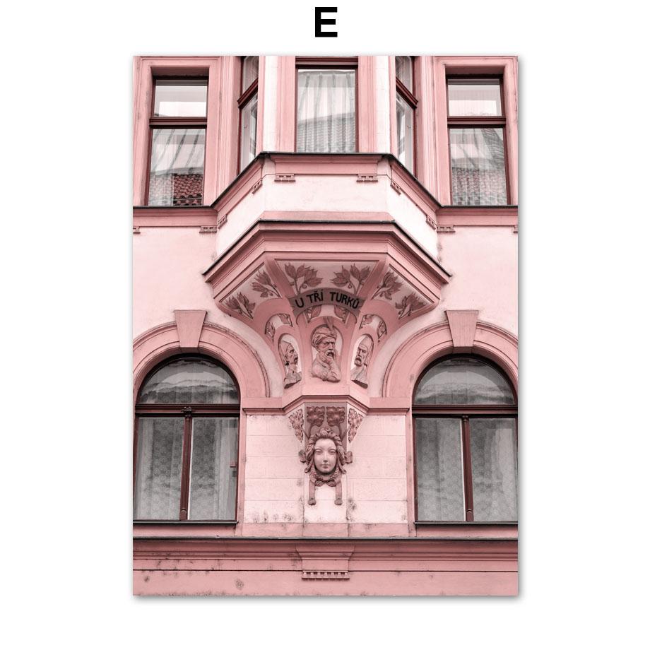 Башня Парижа Автомобиль Улица Балкон Женщина Пион Цветок Стены Искусства Отпечатки Холст Картина Скандинавский Плакат Декор Фотографии Для Гостиной