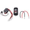 550 Brushed Motor with 320A Two Way Brushed Waterproof ESC Set for RC Rock Crawler Car12T