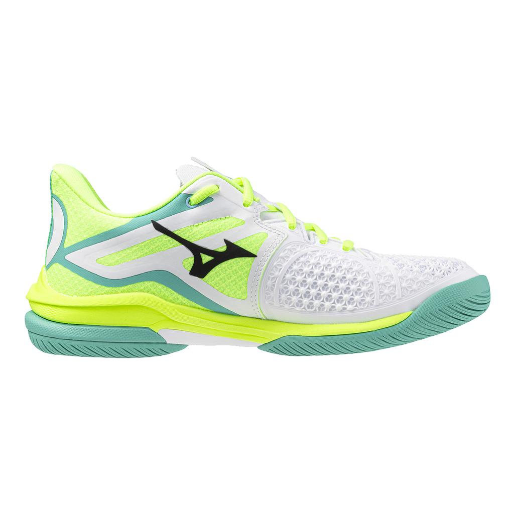 Mizuno Wave Exceed Tour 6 Flexible Comfortable Shock Absorption Slip Resistant Durable Tennis Shoes Unisex Sneakers Fluorescent-Green 61GA247145