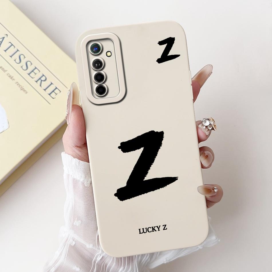 Чехол для телефона Realme X2 XT со счастливой начальной буквой Для Realme XT X2 Мягкий силиконовый противоударный чехол