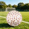 1PC Love Bears Heart Theme Soccer Ball Size 5 Football Machine Sewn Indoor/Outdoor Universal Football W46