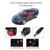 3M 12V 24V Автомобильный Адаптер Питания от Прикуривателя 55x21мм с Кабелем и Выключателем для Автомобильного DIY Источника Питания Зарядный Шнур