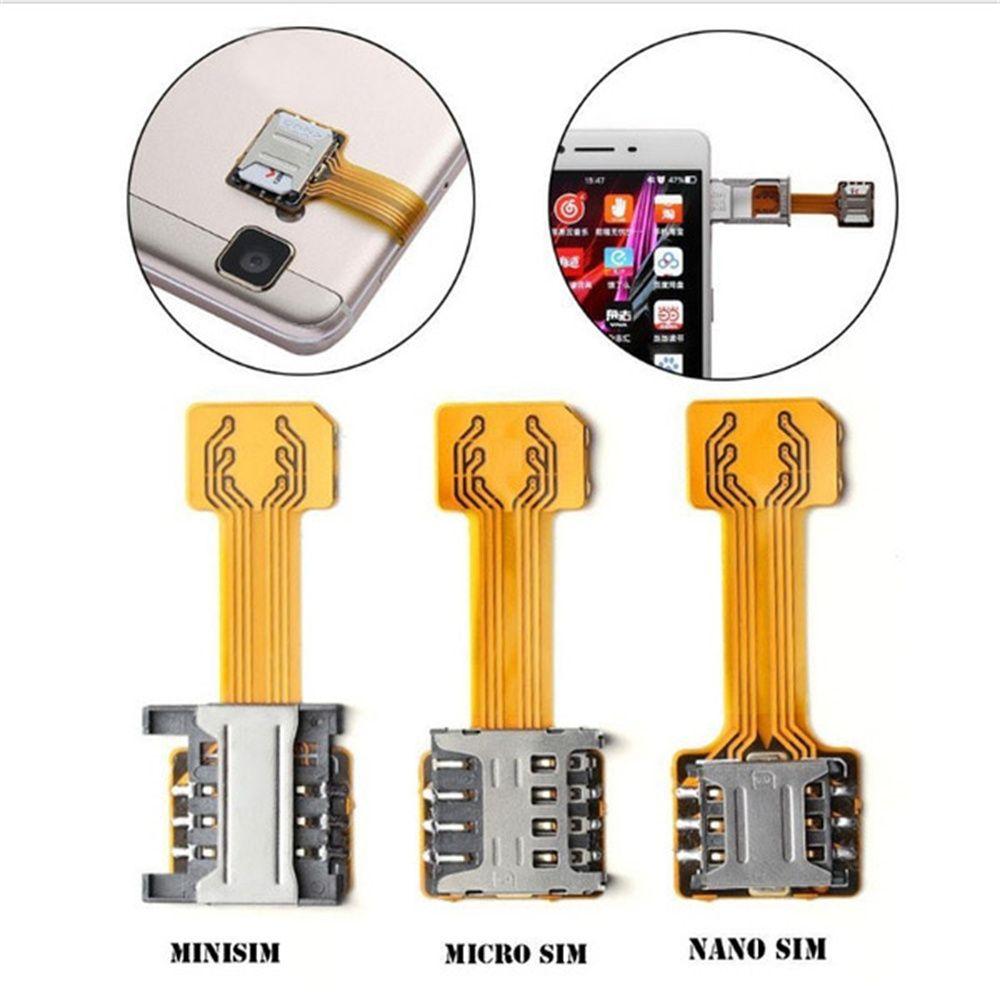 Adapter for Redmi Huawei Nano Sim Extension Card Reader SIM Extender Cards Adapters Extended Line