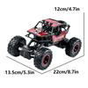 AAXV1 2.4G remote-controlled alloy off-road vehicle with long-distance lighting, rechargeable children's racing toy car, birthday gift