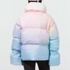 Puma Градиент свободный теплый пуховик женская верхняя одежда небесно-голубой 534415-86