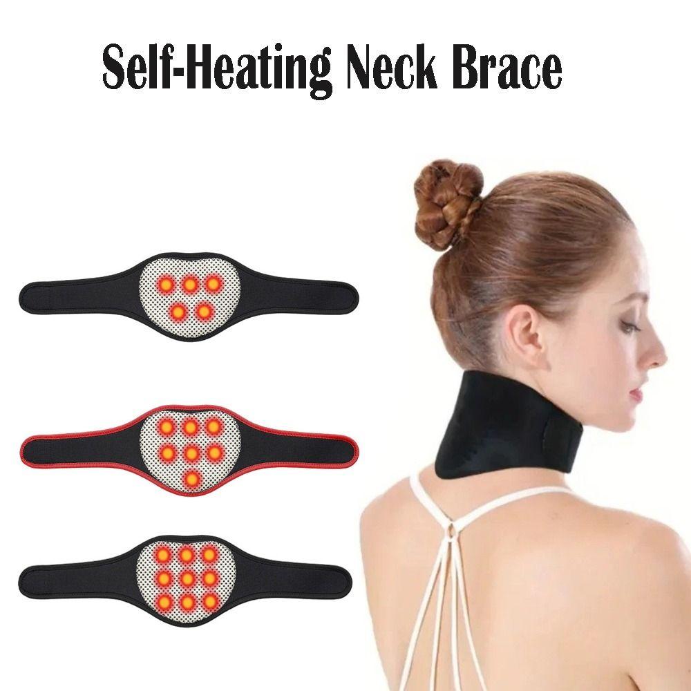 Soft Self-Heating Neck Brace Portable Heat Therapy Brace  Home Therapy Tingling Relief