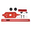 Router Milling Groove Bracket Aluminum Alloy 3 In 1 Multifunctional Router Circle Cutting Jig Guide for Woodworking