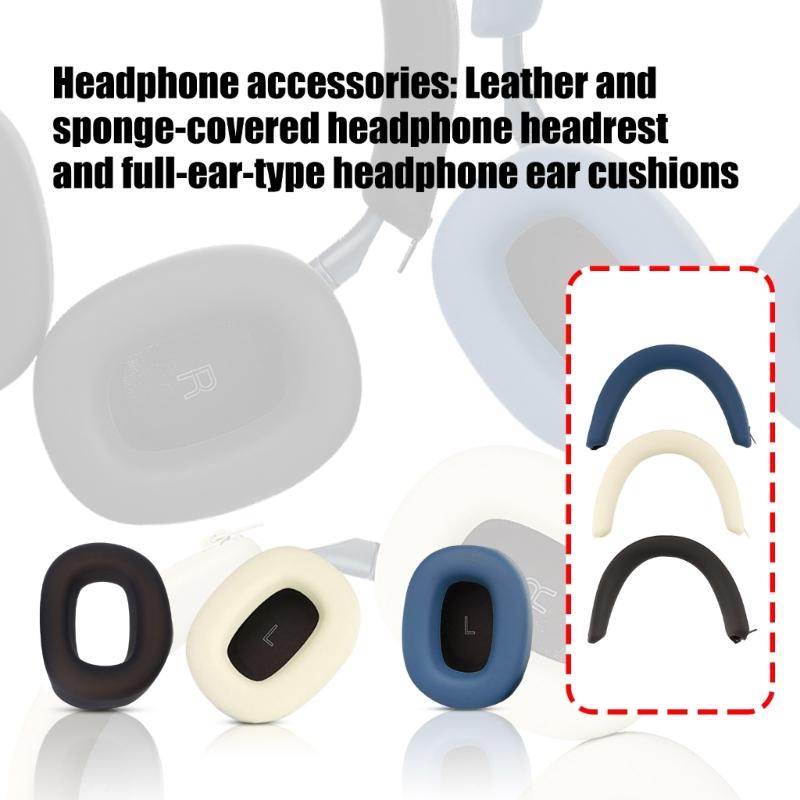 Силиконовые накладки на амбушюры и оголовье для наушников S3 Over-Ear, амбушюры, губчатые подушечки