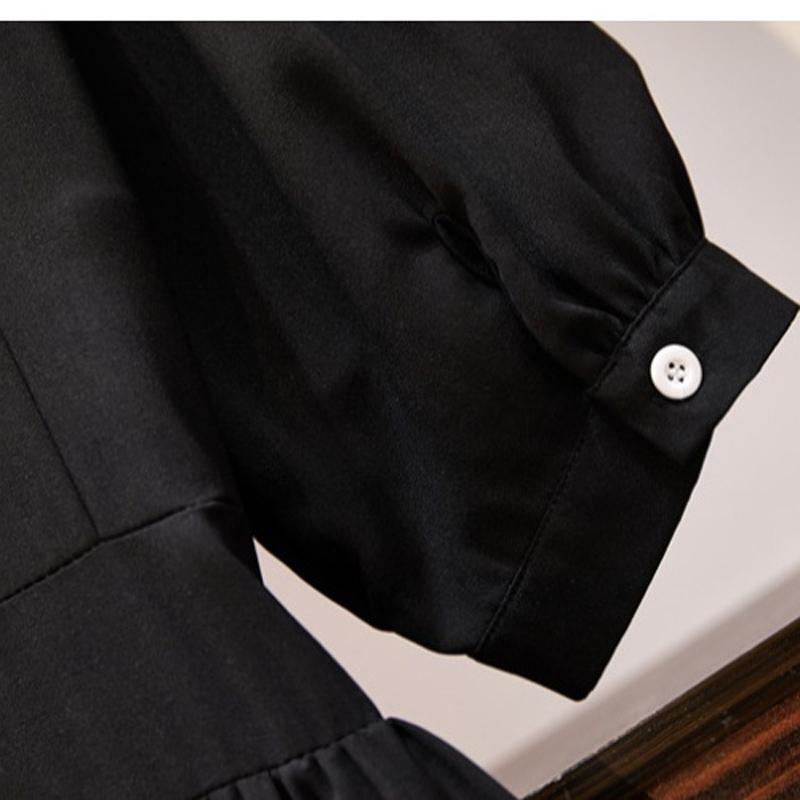 L ~ 4XL женское платье двусторонняя одежда большой размер талии женское летнее новое стильное французское двустороннее платье для полных женщин