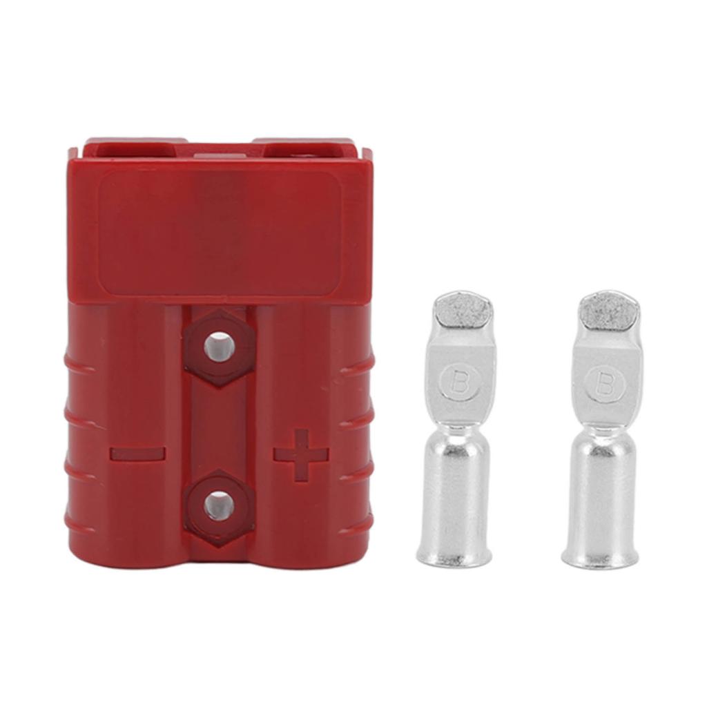 50A 600V Connector Double Pole High Current Power Supply Plug Connector for Solar Panel Dual