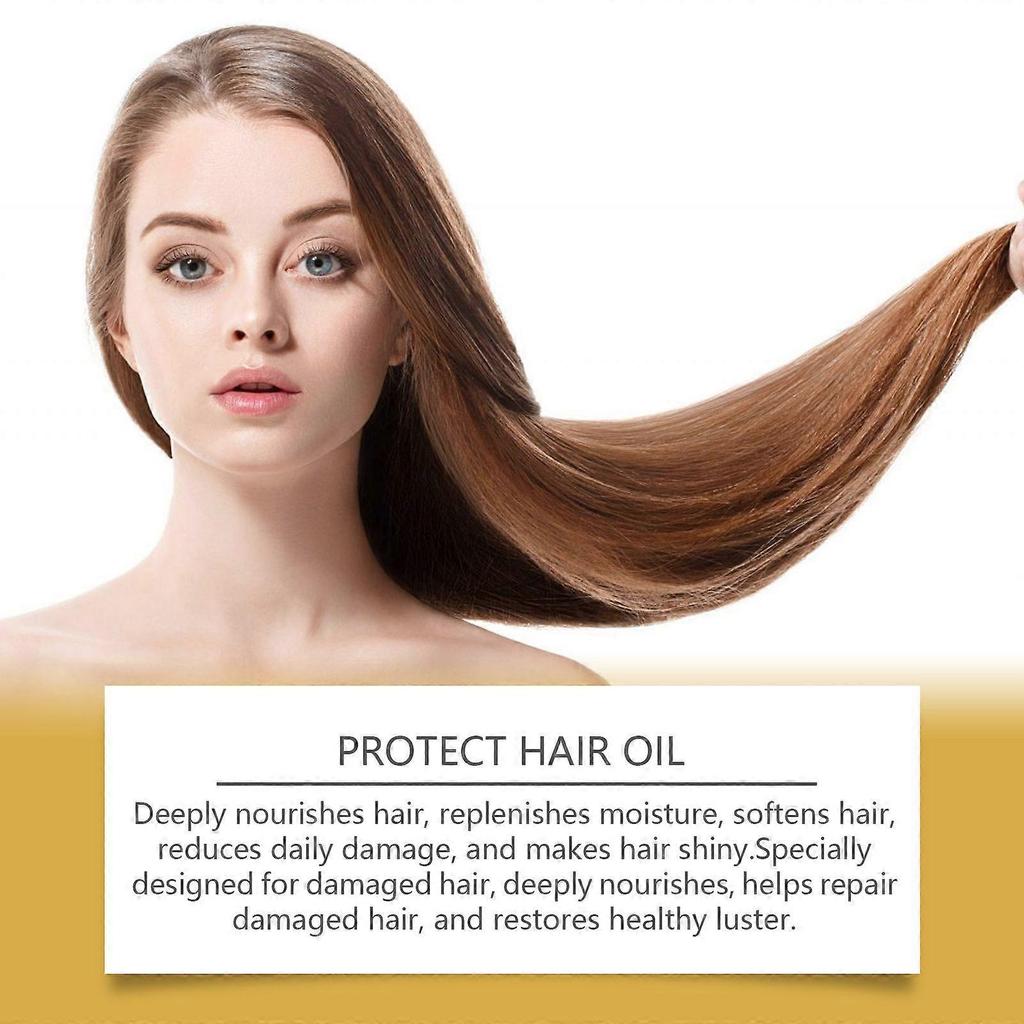 2025 Latest Model Morocco Hair Care Essential Oil Capsules Improve Dry Hair And
