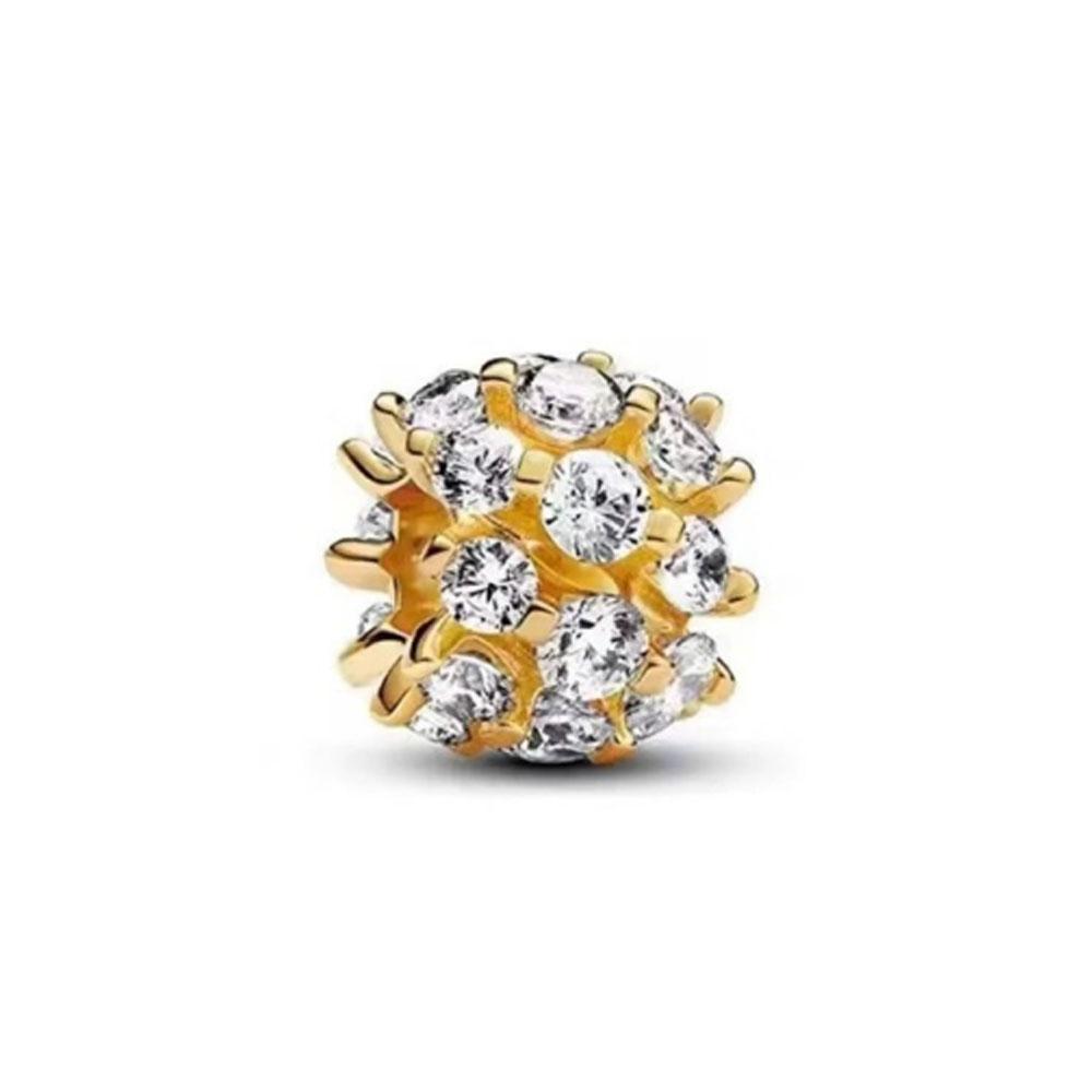 Медь, Лапа собаки, Крест, Форма сердца, Подвеска-бусина с бантом, Подходит для европейского оригинального браслета «Сделай сам», Изысканные украшения