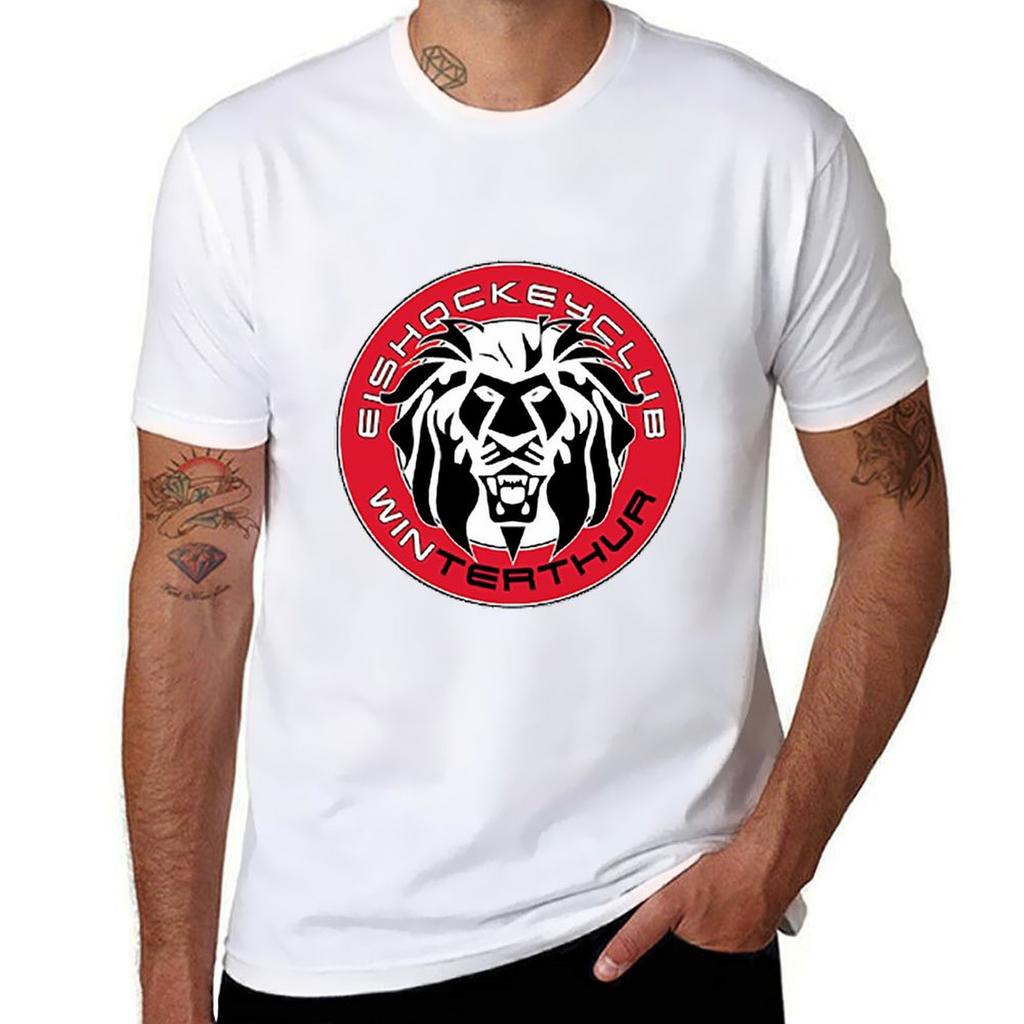 EHC Winterthur T-Shirt essential t shirt boys animal print mens graphic t-shirts hip hop