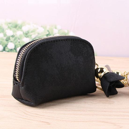 Женский кошелек из искусственной кожи для монет, держатель для ключей, органайзер на молнии, мини-кошелек