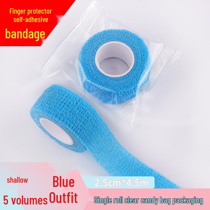 Sports Finger Protector Self-Adhesive Bandage: Finger Wrap Tape & Wrist Support for Basketball/Badminton