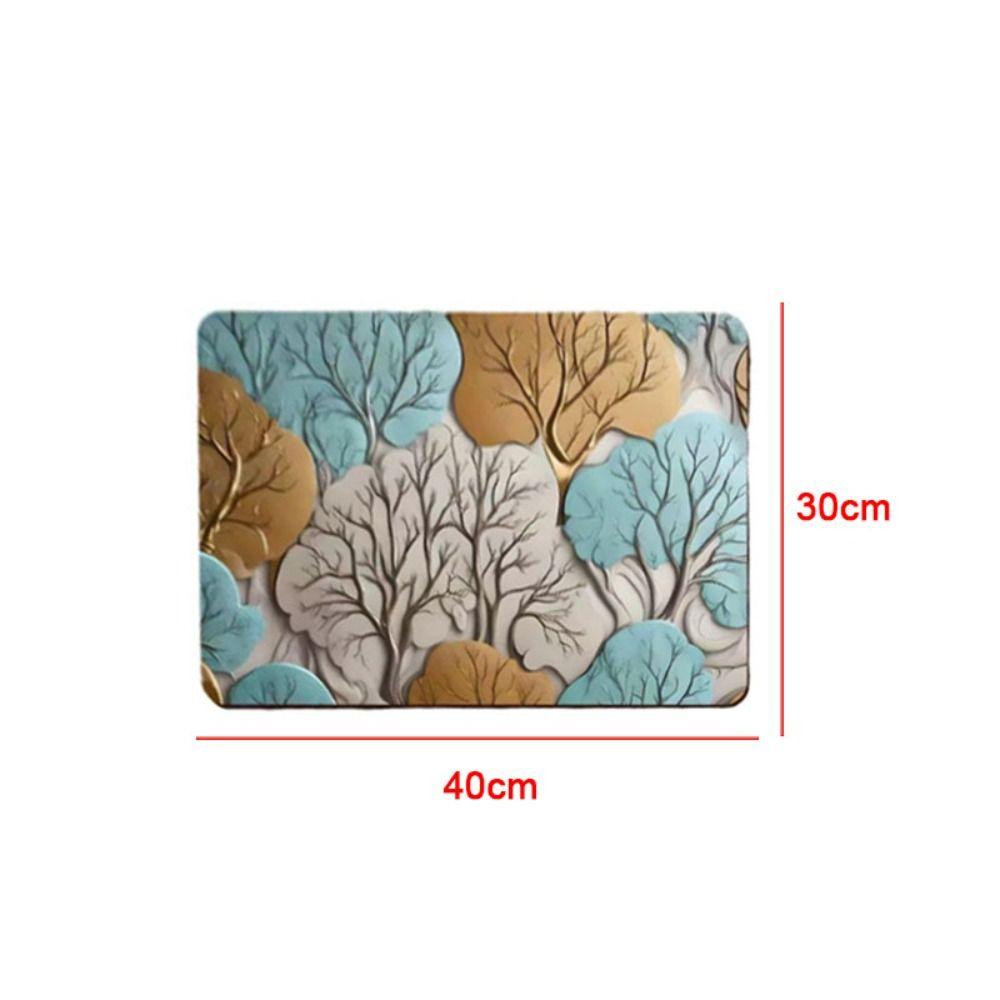 Быстросохнущий коврик для сушки посуды, суперабсорбирующий дренажный коврик, коврик для стола, дренажный коврик для кухни