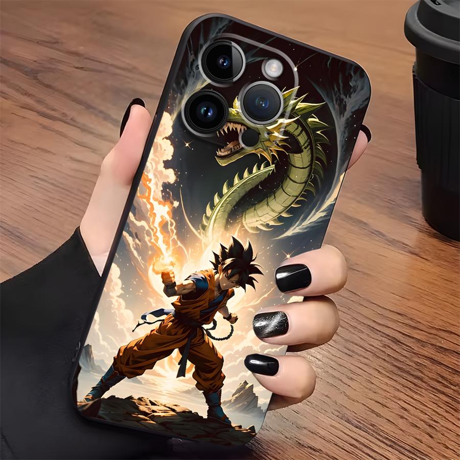 Dragon Ball Anime Vegeta Case for iPhone 18 17Air 15 16 14 Plus XR 7 8 13 12 11 17 Pro Max XS Max Black Soft Phone Cover