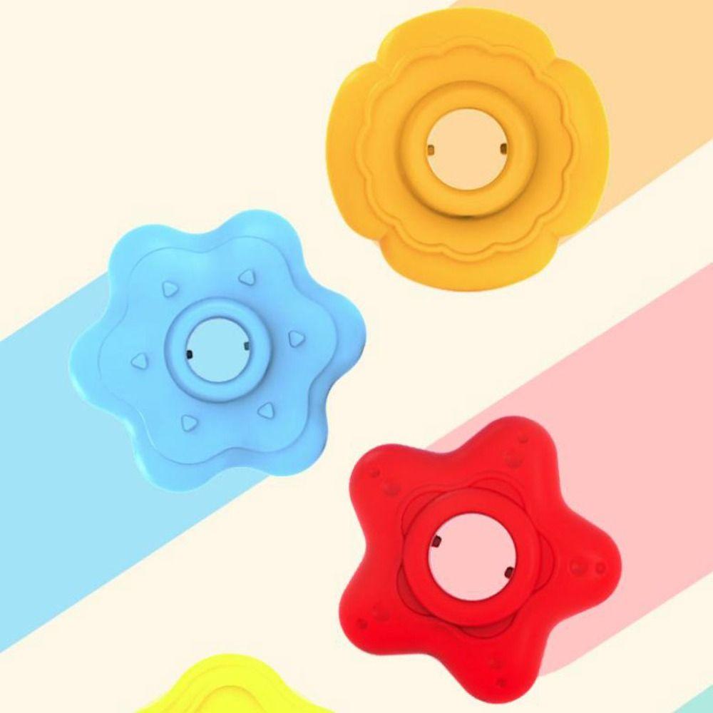 Rainbow Tower Rotating Screw Bolt Toys Irregular Square Stacking Rainbow Tower Home
