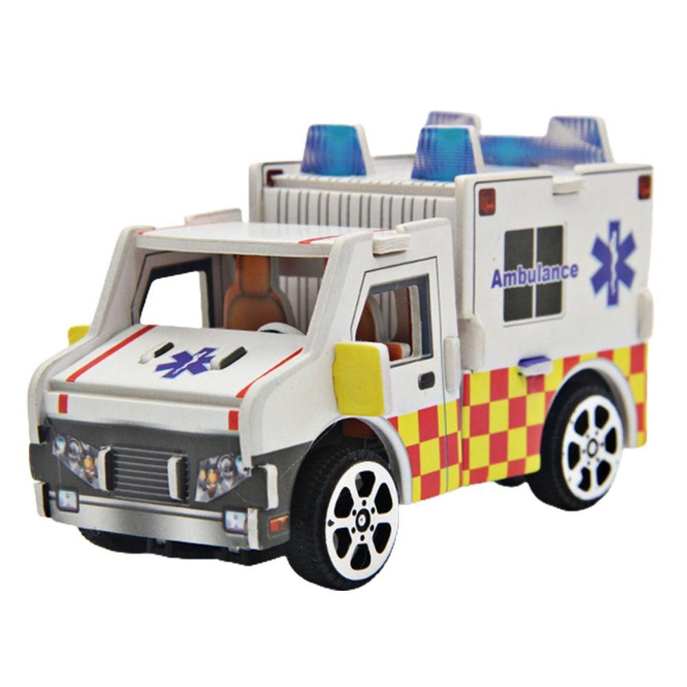 Бумажный мультяшный домик Бумажный игрушечный домик 3D-пазл Игрушечный автомобиль Подарки на день рождения