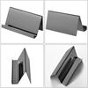 Stainless Steel Business Card Holder Professional Business Mental Case Rack Open Design Desktop Organizer for Office Desk