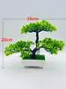 1Pc Artificial Plants Bonsai Small Tree Fake Flowers Artificial Bonsai for Home Bedroom Balcony Indoor Decoration Beautiful Children Gift