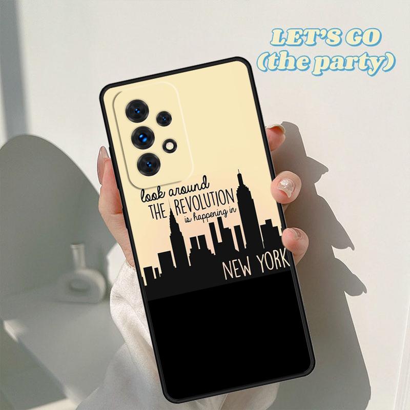 Чехол для телефона New York City Для Samsung Galaxy A42 A31 A40 A51 A71 A32 A80 A91 A52 A72 A73 A20e A21S A50 A70 A11 A12 Чехол
