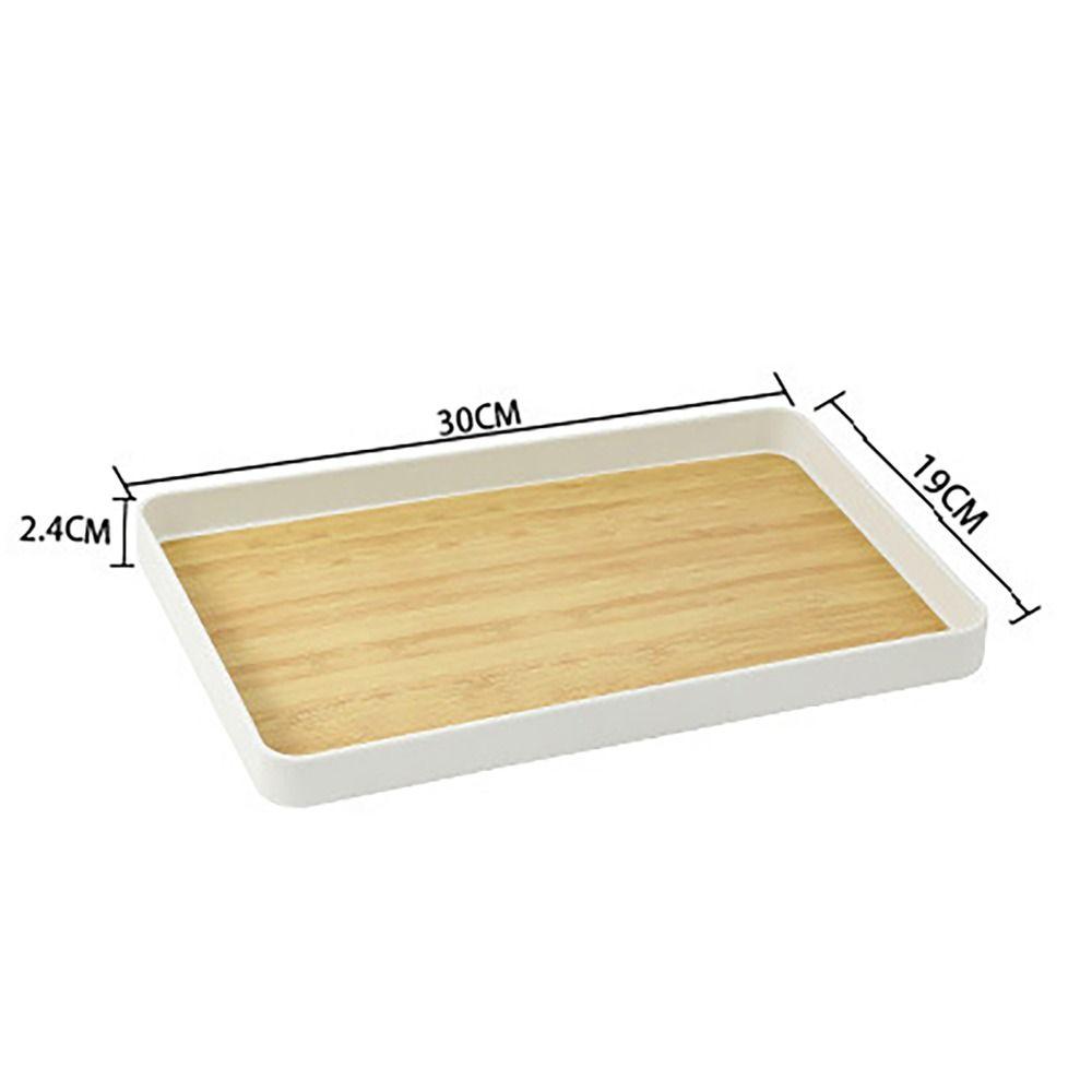 Утолщенная тарелка-поднос Shopware, прямоугольная тарелка для фруктов для послеобеденного чая/завтрака/закусок