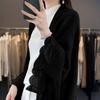 Women Lace Edge Scarf Skin Friendly Cloak Shawl Fashion Cardigan Top