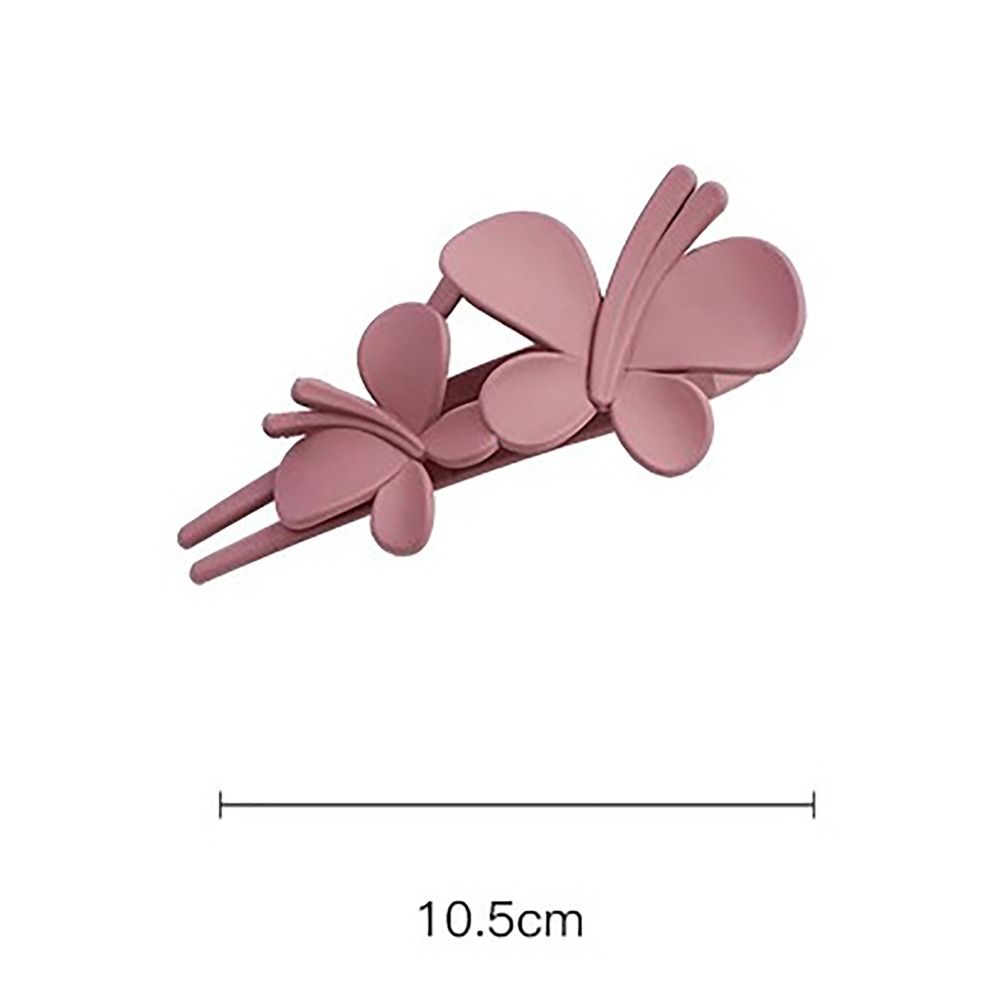 No Bend Butterfly Alligator Hair Clips Matte Flat Hair Clips Duck Billed Hair Clips  Women Girls