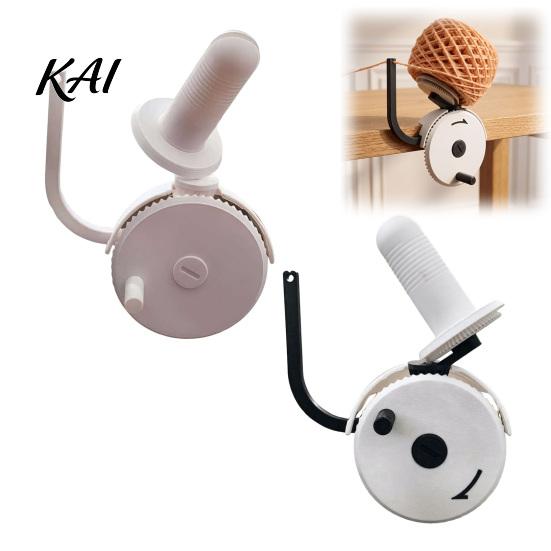 Wool Winding Tool Yarn Winder with Table Clamp, Hand-Cranked Ball Holder, Manual Mount Spinner Maker for Knitting and Crocheting Supplies
