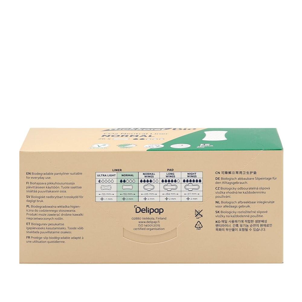Vuokkoset Bio Panty Liners Normal, 26 pcs