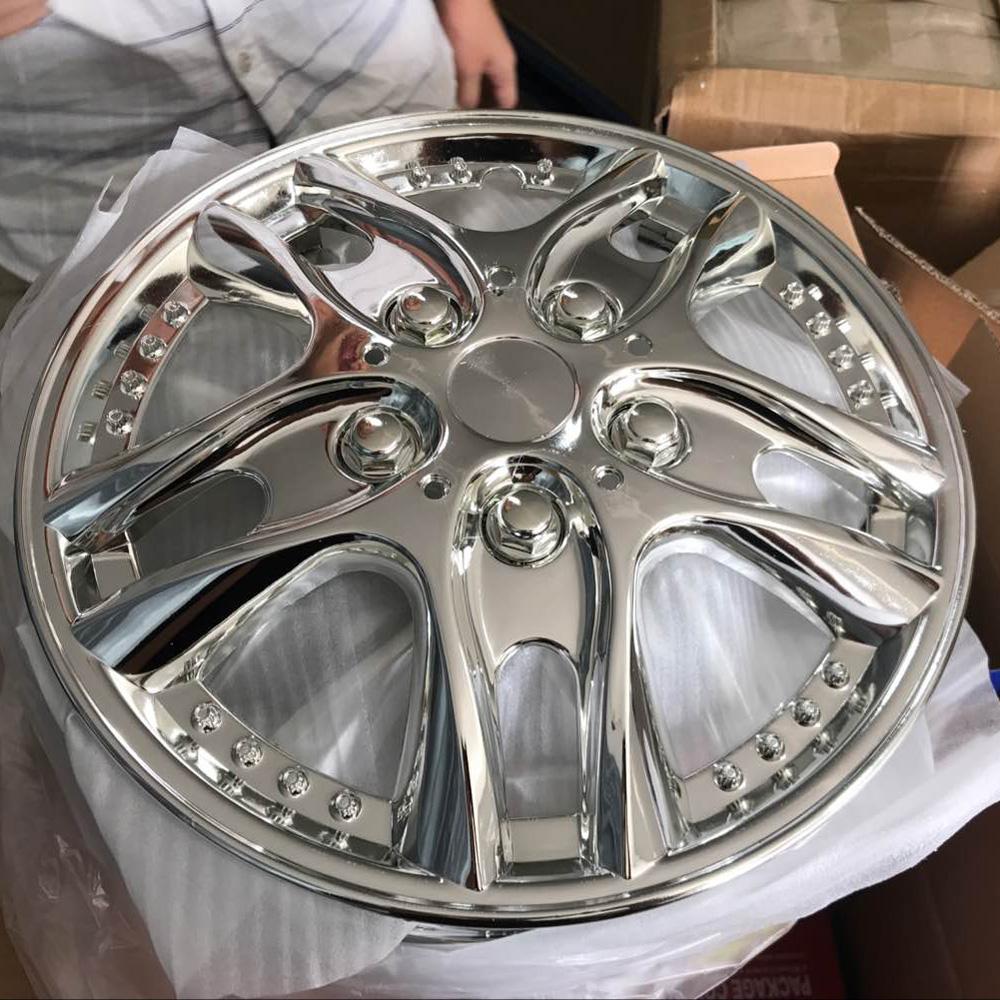 Набор из 4, 14-дюймовых автомобильных колпаков для колесных дисков, ступиц, ABS-пластика, подходит для дисков из алюминиевого сплава R14