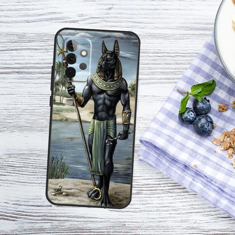 Египет Нефертити Анубис Анх Чехол Для Samsung Galaxy A52 A32 A12 A14 A34 A54 A53 A33 A13 A51 A71 A15 A25 A35 A55 Чехол