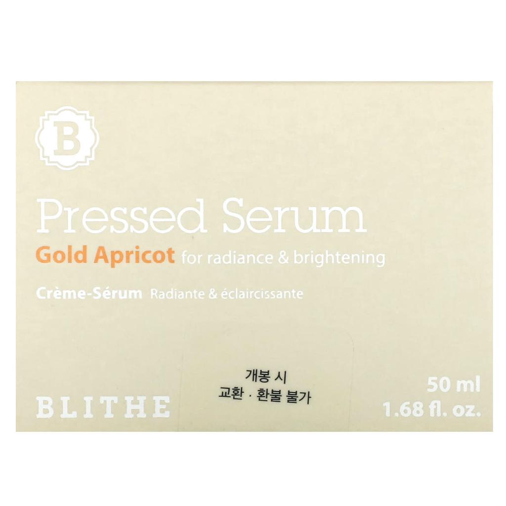BLITHE Прессованная сыворотка, Gold Apricot, 1,68 жидких унций (50 мл)