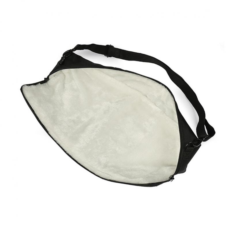 Сумка для переноски флейт из утолщенной мягкой ткани на кашемировой подкладке для флейт с 16 отверстиями, регулируемым плечевым ремнем и внешним карманом