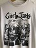 Винтажная белая хлопковая футболка Circle Jerks Унисекс Концертная от S до 5XL Унисекс Футболка