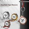 Telescopic Keychain Tape Measure Portable Retractable Ruler Multipurpose Measure Tape  Household