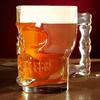 Classcial Pirate partner beer cup crystal glass Creative skull face bone with handle drinking wine Vodka Essential Bar KTV