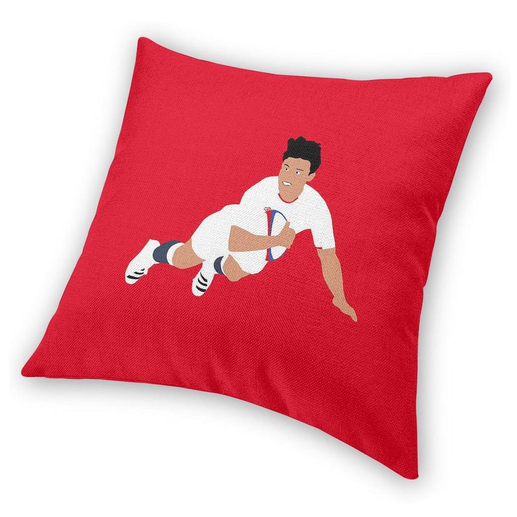 Marcus Smith Try Rugby Union Square Pillowcase Polyester Linen Velvet Pattern Decor Throw Pillow Case Sofa Cushion Cover 45X45
